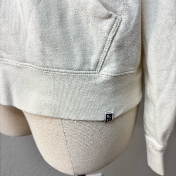 Roxy Cream Hoodie Vintage-Style - Picture 2 of 7